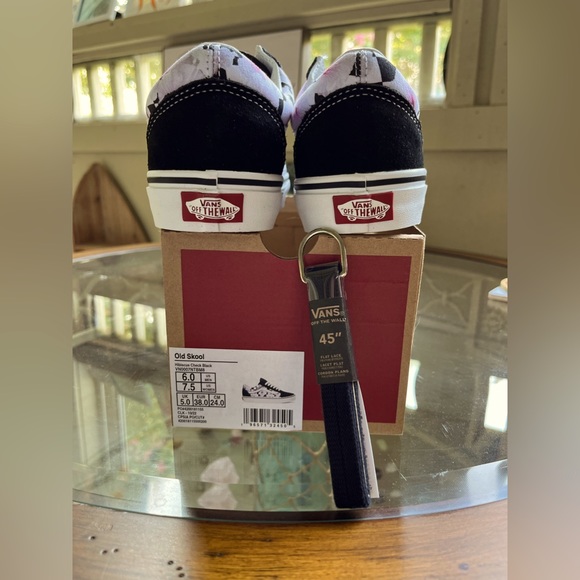 🌸VANS🌸- Orchid Checkerboard - Lace-Up Old-Skool - Womens 7.5 NWT - Picture 5 of 8